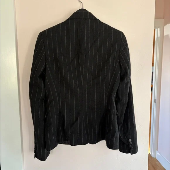 Ralph Lauren Black Label - 100% Merino Wool - Pinstripe Blazer - 8 - Picture 6 of 17